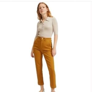 Everlane Mustard Pants